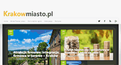Desktop Screenshot of krakowmiasto.pl