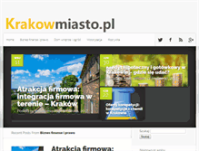 Tablet Screenshot of krakowmiasto.pl